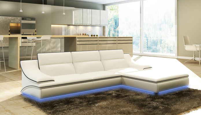 Design Upholstery Corner Sofa Couch Leather Sofas Suite Living landscape XXL