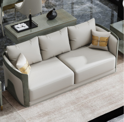Sofa three-seater couch classic new upholstery decoration 3 seater leather couches