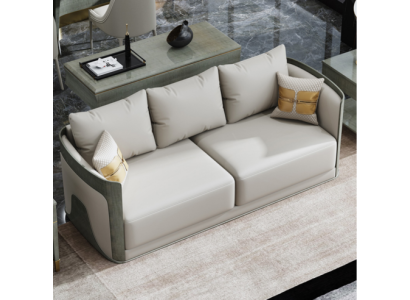 Sofa three-seater couch classic new upholstery decoration 3 seater leather couches