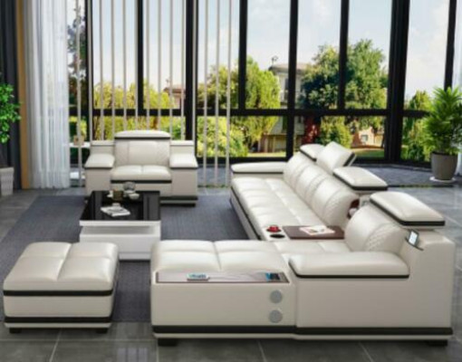 Furniture Living landscape Luxury Corner suite Corner sofa Upholstery Sofas Couch Relax L-shape
