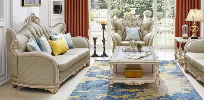 Design Sofa Sofa set 3 1-Seater Seats Sofa Couch Sets new Solid wood