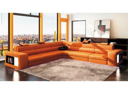 Design XXL Big Corners Upholstery Corner Sofa Couch Leather Sofas Suite L-shape