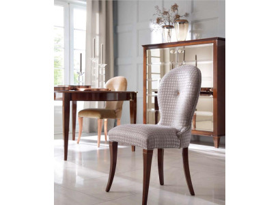 Luxury Dining room chair Chair Armchair Seater Dining room Chairs Wood Modern Gray