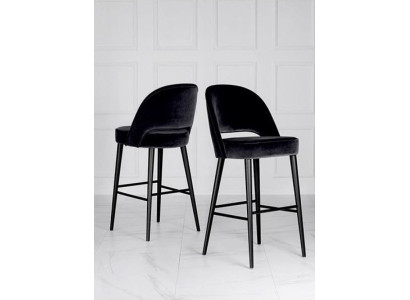 Barstool Stool Bar Chair Chair Modern Polyester Black Fabric Wood Design new