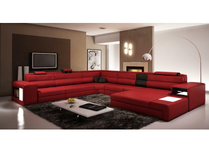 U-shape XXL Designer Living landscape Upholstery Corner sofa Corner Suite Sofa