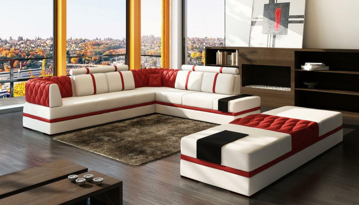L-shape xxl Designer Living landscape Upholstery Corner sofa Corner Suite Sofa Couch Corner