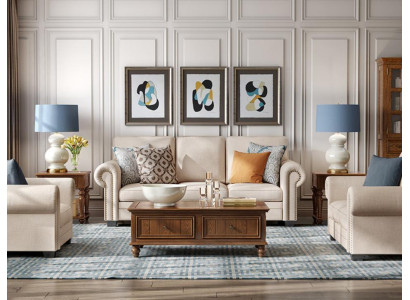 Sofa set 321 Seater Upholstered Sofa Sofa Textile Seat Design Couch