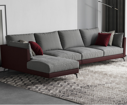 Couch Corner sofa L-shape Living landscape Sofa Upholstery Suite Fabric Sofas Furniture