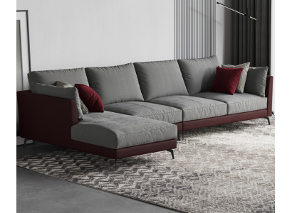 Couch Corner sofa L-shape Living landscape Sofa Upholstery Suite Fabric Sofas Furniture