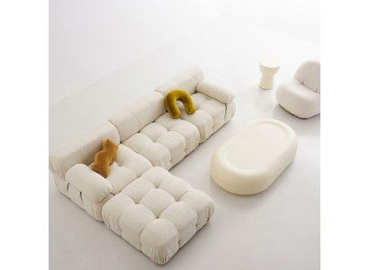 Corner sofa L-shape Living landscape Relax Seat Design Couch Lounge Corner Modern Textile