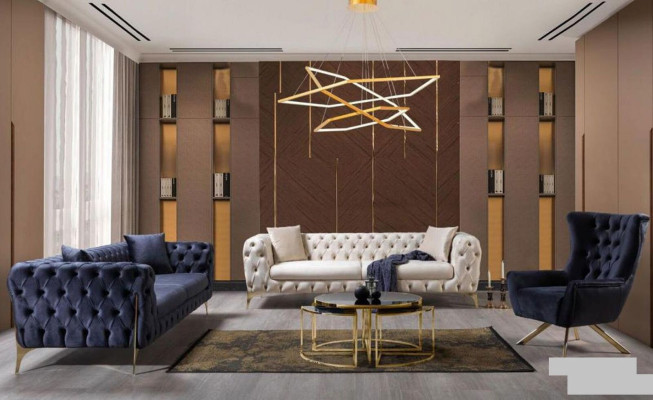 Three Seater Sofa Luxury Chesterfield 3 Seater Couches Gray Sofas Velvet new Couch