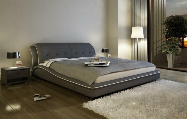 Modern Design Bed XXL Beds Luxury Style Double Hotel Leather