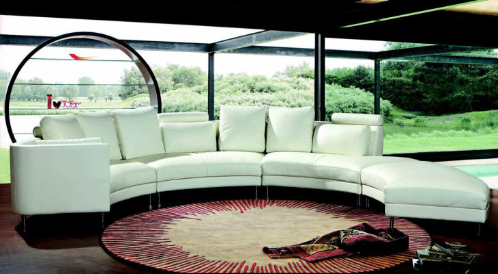 Modern Round Couch Living landscape Round Sofa Upholstery Corner Suite