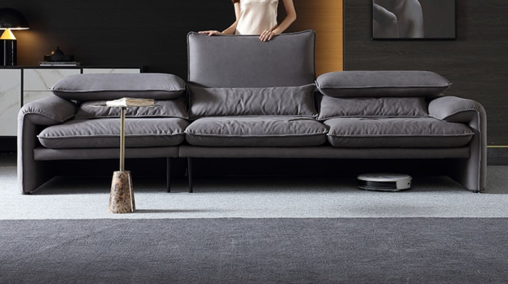Design Sofas xxl Sofa 4 Seater Textile Big new Living room Couch Upholstery