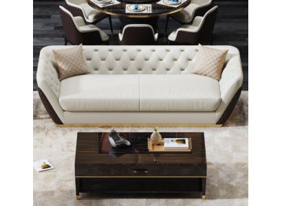 Sofa 3 Seater Couch Living landscape Suite Deco Design Modern Sofa Seat