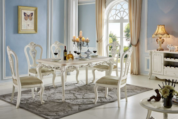 Chair Set 4x Chairs Upholstery Kitchen Living room Suite Dining room Set