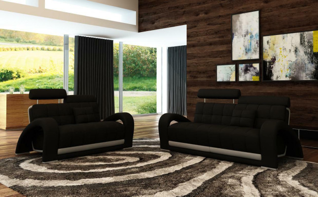 Design 3 Seater (without 2+1) Sofa Couch Upholstery XXL Big Couches Sofas Leather