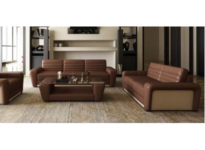 Leather sofa Couch Living landscape 3+2 Seater Design Modern Sofa Living room