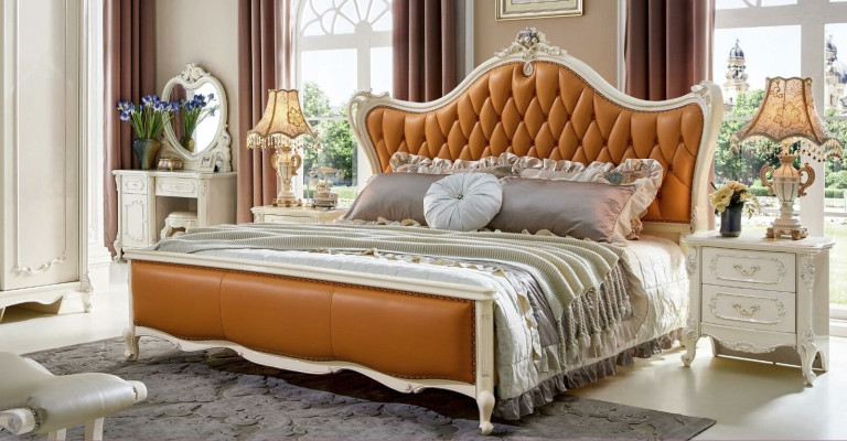 Classic r Set Mirror Luxury Baroque Dressing table Rococo Console Chest of drawers Stool