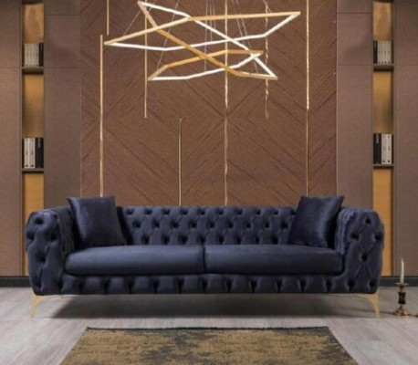 Three Seater Sofa Luxury Chesterfield 3 Seater Couches Blue Sofas Velvet new Couch