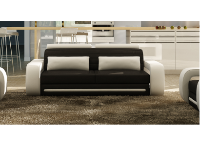 Leather Sofa Couch Sofas Couches 3 Seater Design Modern Sofa 3Seater Davos