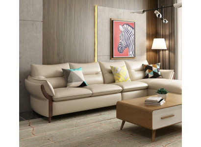 Furniture Living landscape Luxury Sofa Corner Suite Corner sofa L-shape Upholstery Modern Relax