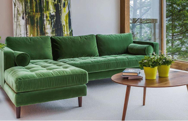 Corner sofa L-shape Living landscape Corner upholstered sofa Seat Design Couch Sofas Fabric new