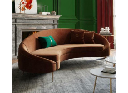 Corner sofa 3 Seater Upholstery Velvet Modern Relax Seat Luxury Furniture Living landscape Corner