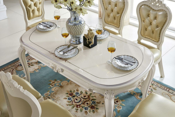 Classic Table Solid wood dining set Furniture Dining room Set 7 pieces. Dining set