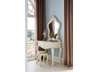 Dressing table with Mirror Luxury Chest of drawers Bedroom Console Baroque
