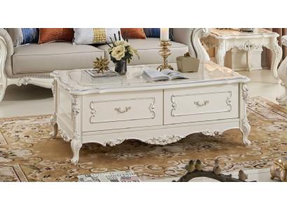 Classic r Coffee table Table Living room Baroque Rococo Tables Wood