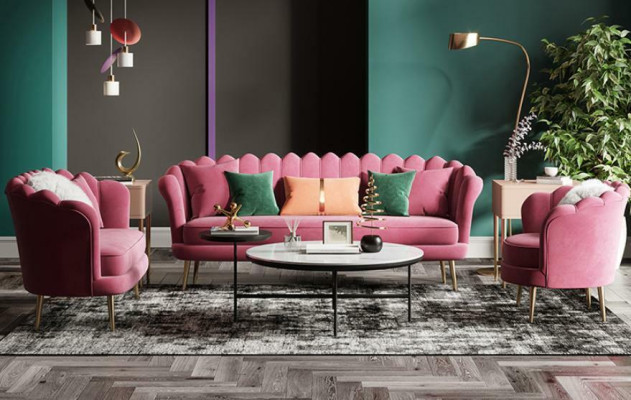 Couches Furniture Relax Seat Design Couch Lounge Sofas Textile Sofa 3 Seater Velvet new