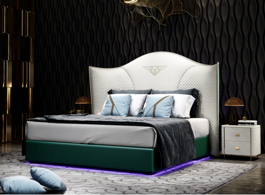 Classic s Bed Baroque Style Double Beds Bedroom 180x200cm