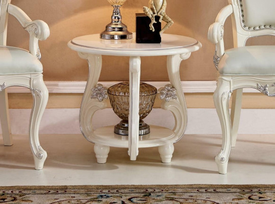 Elegant designer coffee table sofa living room table side table baroque