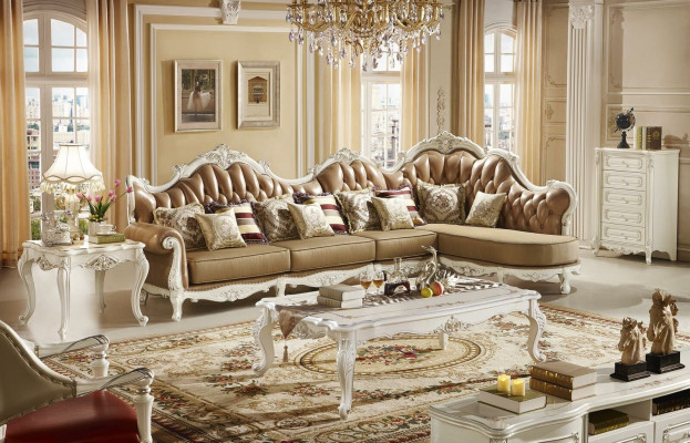 Classic r Coffee table Wooden table Tables Living room Side table Wood Baroque