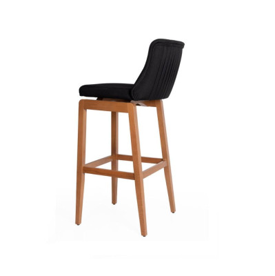 Bar Stool Chairs Design Chair Counter Armchair Bar Fabric Recliner Luxury Upholstery