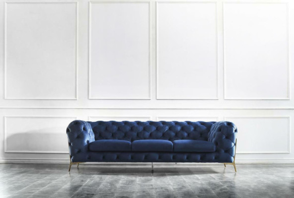 Chesterfield Velvet Couch Sofa Upholstery Sofa set Sets XXL Big Couch