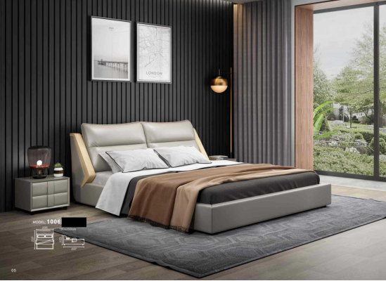 Bedroom Luxury Bed Design Wood Bed Beds 180x200cm Beds Hotel