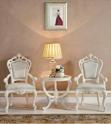 Luxury 1x Chair Dining room chair Living room chair Kitchen chairs Upholstered chair