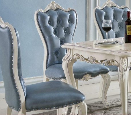 Dining room Chair 1-Seater Armchair Luxury Wood Class Baroque Rococo Furniture