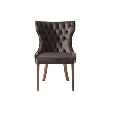 Brown Chesterfield Designer Chair Luxury Recliner Upholstery Wood Chairs