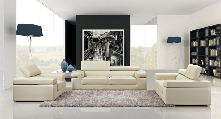 Sofa set Couch 80 20 Upholstery Leather Sofa Living room Seat 3+2+1 Set