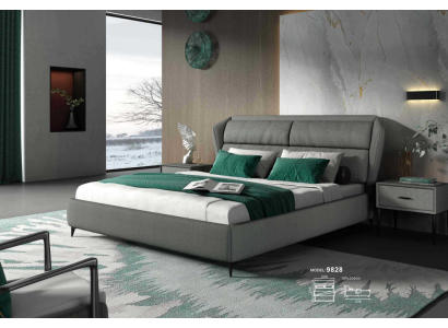 Bed Classic Upholstered bed Luxury Double Bedroom Design Bed Beds 180x200cm