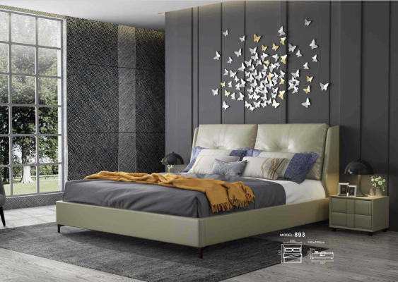 Bed Upholstery Design Luxury Double Hotel Beds Room Sleep 180x200cm