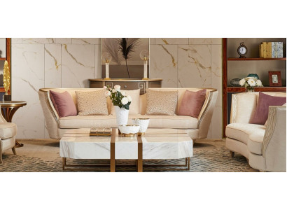 Sofa Luxury Upholstery Design Couch Fabric Sofas Four Seater xxl 4 Seater Textile Solid wood