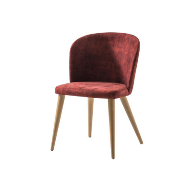 Chair Armchairs Design Furniture Luxury Dining room Chairs Wood Textile wooden chair new