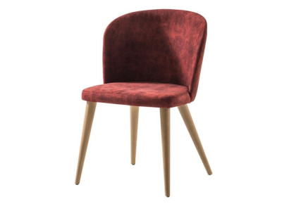 Chair Armchairs Design Furniture Luxury Dining room Chairs Wood Textile wooden chair new