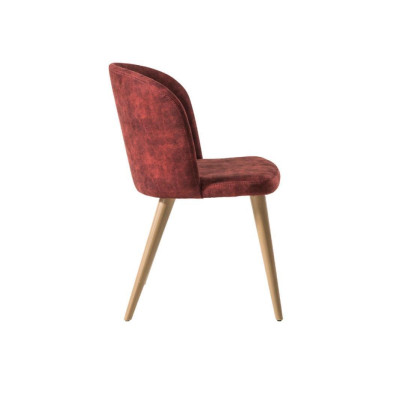 Chair Armchairs Design Furniture Luxury Dining room Chairs Wood Textile wooden chair new