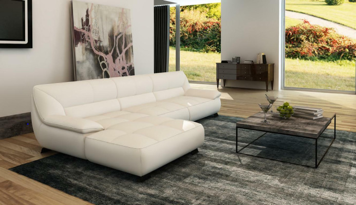 Leather sofa Couch Living landscape Corner sofa Corner Suite Design Modern Sofa