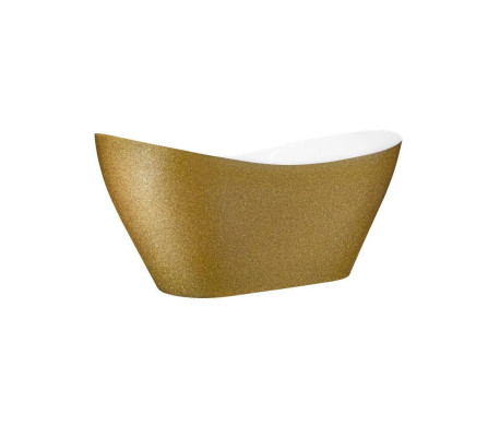 Golden Designer Bathtub Freestanding Luxury Bathtub in Gold Tubs